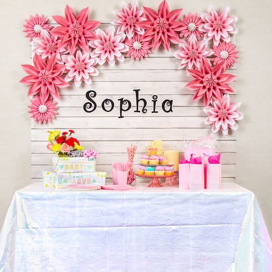 Teacher Created Resources Pink Blossoms Paper Flowers, 4ct.